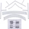 2,1x2m arche de mariage en forme de cœur métal fleurs arche Voir les images du produit 7