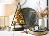BELIANI Weihnachtsdekoration Schwarz und Gold Metall in Produktbild-Vorschau 2