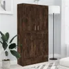 vidaXL Regál Smoked Oak 82,5x30,5x150 cm odvodený výrobok z Náhľad obrázku produktu 2