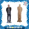 A cardboard cutout of actor Jeffrey Dean Morgan stands next to its backing. Produktbild-Vorschau