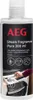 A bottle of AEG steam fragrance is shown with a hand adding it to a washing machine. Produktbild-Vorschau