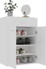 vidaXL Scarpiera bianca 60×35×84 cm Materiale a base di Anteprima dell’immagine prodotto 12