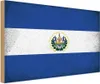 vianmo Holzschild 20x30 cm El Salvador Vintage Flagge Fahne Produktbild-Vorschau 1