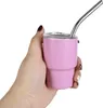 winterbeauy Mini Schnapsglas mit Strohhalm Deckel, Produktbild-Vorschau 1