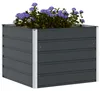 Bac à plantes vidaXL anthracite 100 x 100 x 75 cm en acier Voir les images du produit 3