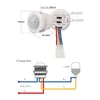 Unterputz Porzellan Retro LED Drehdimmer I PR1 graubeige Produktbild-Vorschau 7