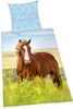 Herding Flanell Bettwäsche mit Pferd 135 x 200 cm 80 x 80 Produktbild-Vorschau 1
