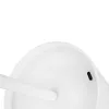 A close-up view of a white LED lamp with a USB charging port. Náhled obrázku produktu