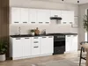 ULWEHOME | Küchenzeile 320 cm Mattweiß, Küchenmöbel-Set Produktbild-Vorschau 4
