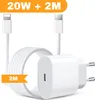 A white USB-C charger and a white USB-C to Lightning cable are displayed against a white background. Produktbild-Vorschau