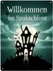 Metallschild XXL in 28x38 cm gruseliges Halloween Motiv und Produktbild-Vorschau 1