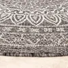 In- & Outdoor Teppich Rund - Summer Azteca Grau Produktbild-Vorschau 6