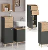 Meuble salle de bain Vicco Senyo Anthracite 30x95cm avec Voir les images du produit 2