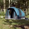 vidaXL Tunnelzelt 3 Personen Blau Wasserdicht Produktbild-Vorschau 3