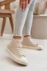 Damen Isolierte Sneakers Aus Eko Leder Beige Big Star Produktbild-Vorschau 3