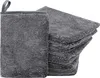 9er Set Waschlappen / Waschhandschuh Mikrofaser, grau, Produktbild-Vorschau 1