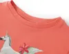 vidaXL Camicia a maniche corte per bambini rosa corallo 140 Anteprima dell’immagine prodotto 2