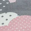 Kinder Teppich Bianca rund, Farbe: Pink, Größe:160 cm rund Produktbild-Vorschau 4