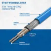 Diagram of a heating cable showing its different layers. Produktbild-Vorschau