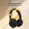 ONESTYLE HS-ANC-01 On-EAR Kopfhörer Bluetooth - schwarz Produktbild-Vorschau 2