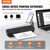 VEVOR mobiler Drucker tragbarer Thermodrucker Bluetooth Produktbild-Vorschau 2