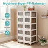 COSTWAY 5 Schubladen Nischenschrank mit Rollen, Produktbild-Vorschau 6