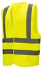 10 NITRAS Warnschutzwesten | Gr. XL | neongelb | Warnweste Produktbild-Vorschau 1