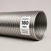 Tubage flexible inox double peau ø180 mm - 5 mètres Voir les images du produit 1