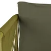 Close-up view of a chair armrest and cushion. Produktbild-Vorschau