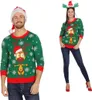 Wilbers Weihnachtspullover Rentier grün S - XXL  Produktbild-Vorschau 4