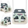A collage of three images showing a baby swing seat from different angles. Anteprima dell’immagine prodotto
