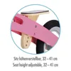 Vélo d'apprentissage en bois Rose Vélo d'apprentissage Voir les images du produit 3
