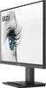 A side view of an MSI monitor on a stand, displaying a graphic of an eye. Podgląd zdjęcia produktu