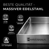 𝗛𝗔𝗩𝗘𝗡𝗛𝗔𝗨𝗦 Grillplatte Edelstahl [40x30cm] Set mit Produktbild-Vorschau 5