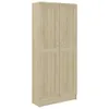 vidaXL Bücherschrank Sonoma-Eiche 82,5x30,5x185,5 cm Produktbild-Vorschau 12