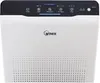 A front view of a white and black air purifier with a control panel on top. Produktbild-Vorschau