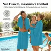 Komfortec 2er Saunatuch Set 80x200 cm aus 100% Baumwolle, Produktbild-Vorschau 7
