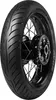 A close-up studio shot of a motorcycle tire mounted on a wheel. Náhľad obrázku produktu