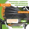 KESSER® Ampelschirm Alu Sonnenschirm mit LED Solar Inkl. Produktbild-Vorschau 5