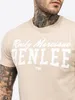 Pánske tričko regular fit LOGO Sand/White M BENLEE Náhľad obrázku produktu 5