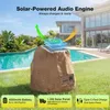 BlitzRock Solar Gartenlautsprecher 2er Set 30W (60W Stereo) Produktbild-Vorschau 5