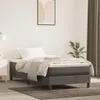 vidaXL Boxspringbettgestell Dunkelgrau 90x200 cm Samt Produktbild-Vorschau 2