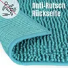 WohnDirect tapis de bain d'angle PARIS Petrol 100 x 100 x Voir les images du produit 6