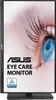 A close-up marketing image of an ASUS monitor, focusing on the eye care feature. Anteprima dell’immagine prodotto