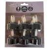 Anna's Collection LED-Teelichter - 6x -schwarz -D3,5 x H1,5 Produktbild-Vorschau 4
