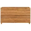 vidaXL Zvýšená posteľ 100x40x55 cm Teakové drevo a oceľ Náhľad obrázku produktu 2