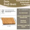 LS-LebenStil Profi XL Holz Schneidebrett 36cm Stirnholz Produktbild-Vorschau 2
