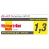 A marketing graphic for a lawnmower, showing its rating and features. Produktbild-Vorschau