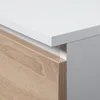 Meuble TV élégant blanc et chêne sonoma 140 cm avec 2 Voir les images du produit 4