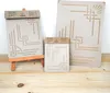 Malschablone für Handwerk A5 15x21cm, Art Deco Rahmen Produktbild-Vorschau 4
